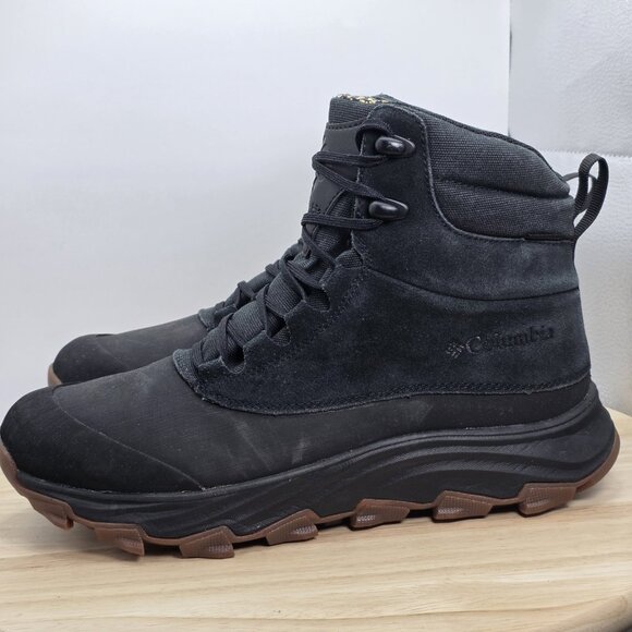 Men's Columbia Expeditionist Shield Waterproof Insulated Black Boots / Size 7.5 - Picture 1 of 9